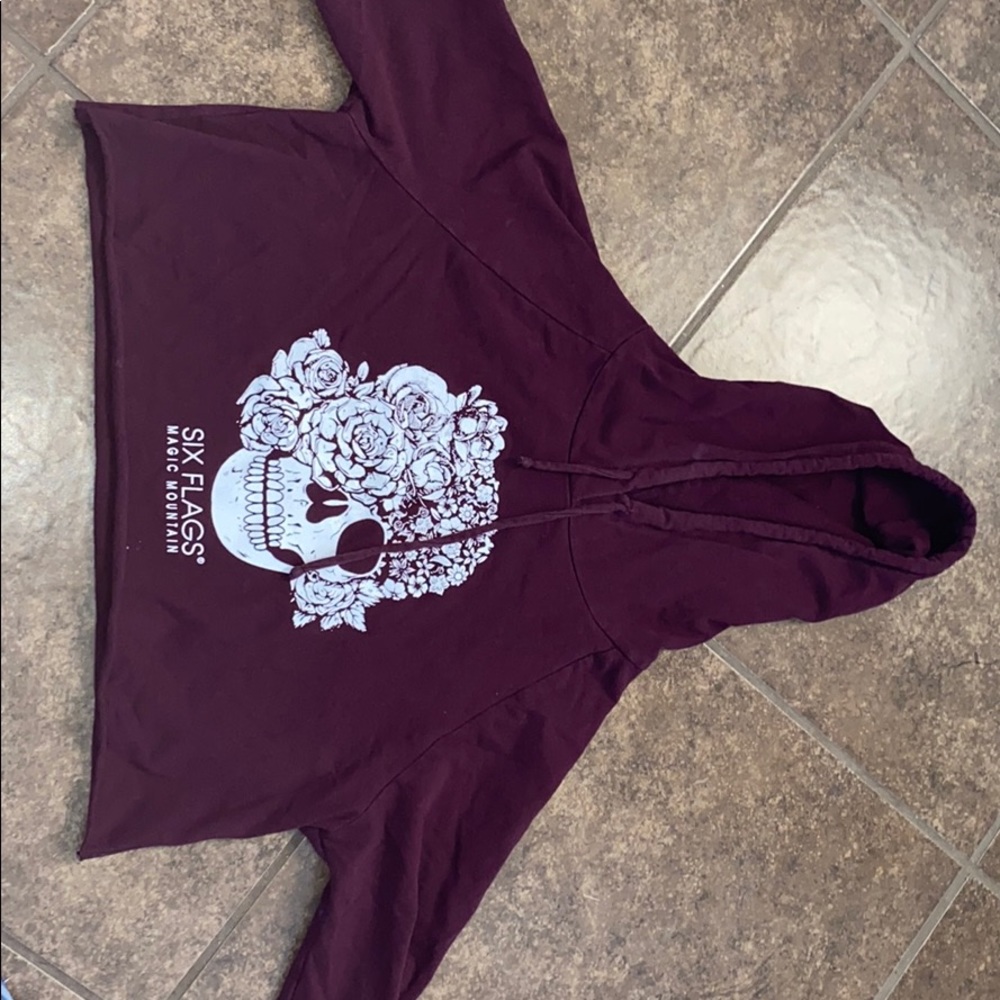 Crop top hoodie